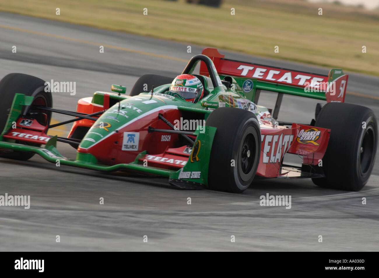 Adrian Fernandez races his Tecate Lola Ford at the Grand Prix of St Petersburg 2003 Stock Photo