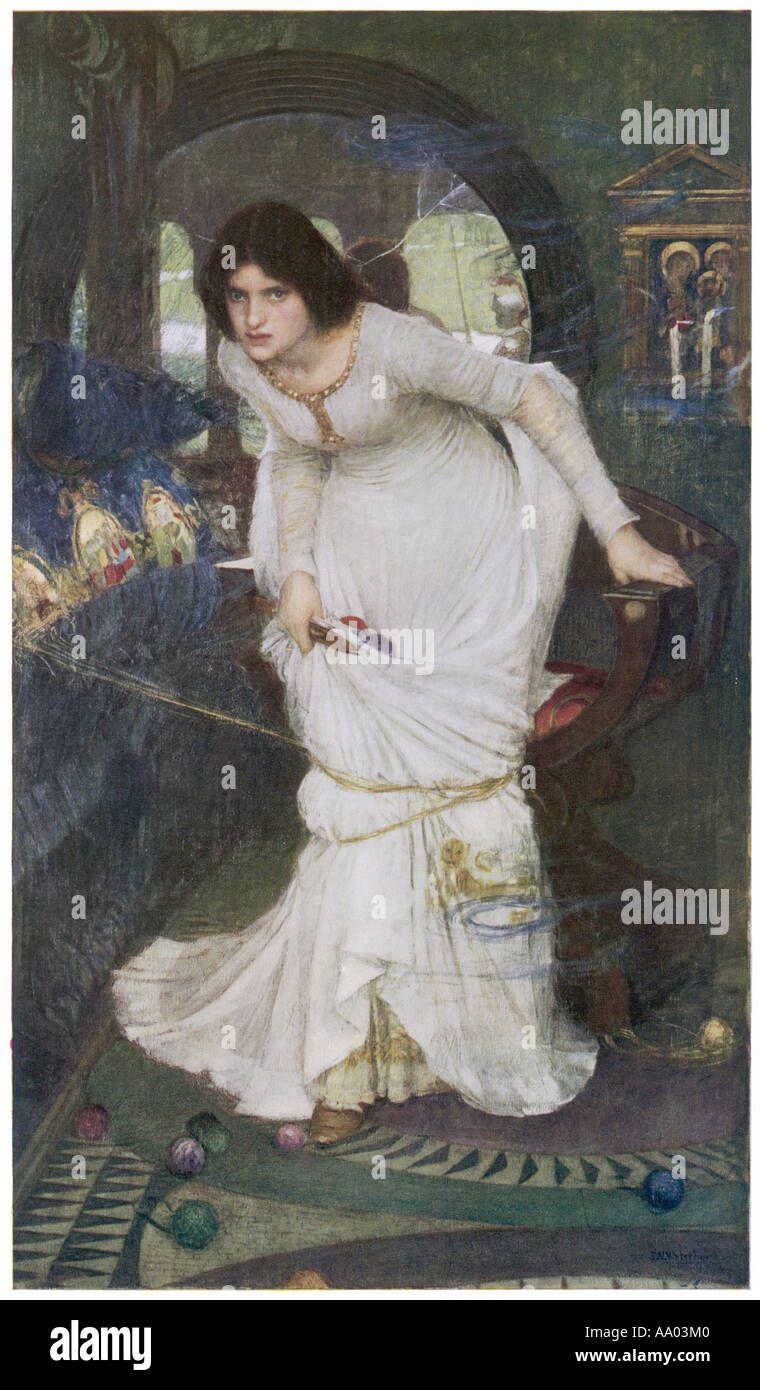 The lady of shalott tennyson hires stock photography and images Alamy