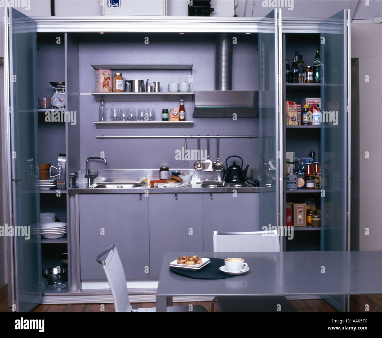 Sliding 2024 kitchen cupboard