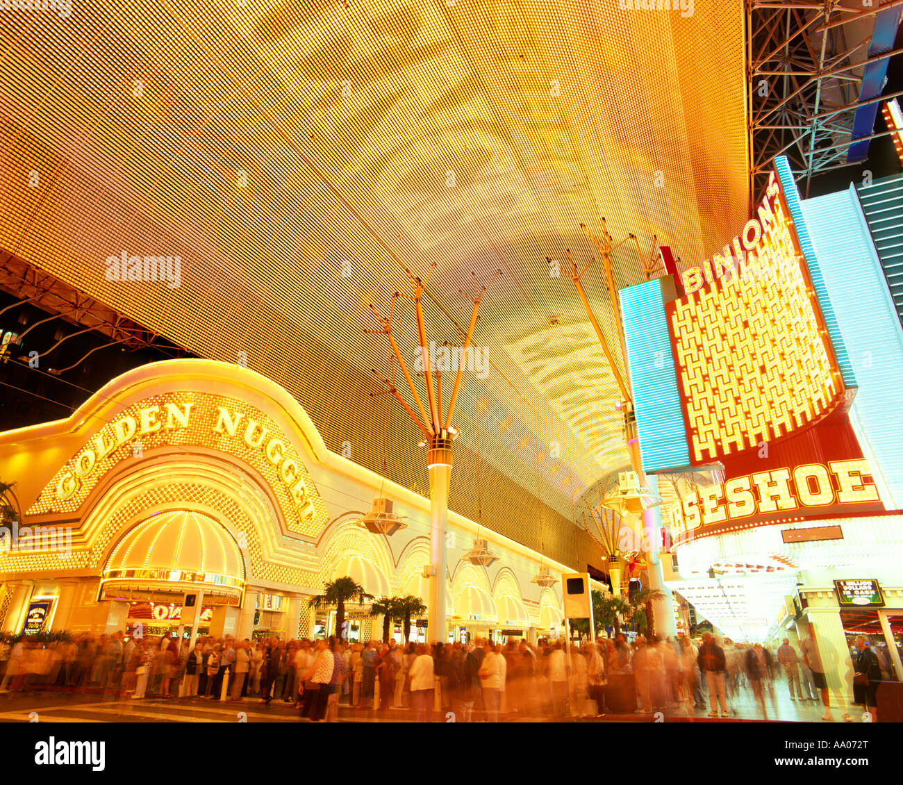 FREMONT STREET EXPERIENCE NEON CEILING FREMONT STREET LAS VEGAS NEVADA
