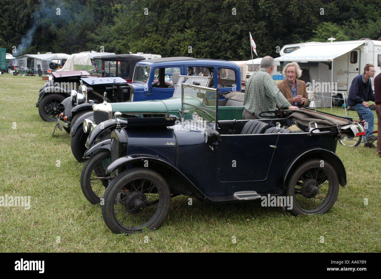 Old vintage cars at the cotswold country fair Stock Photo Alamy