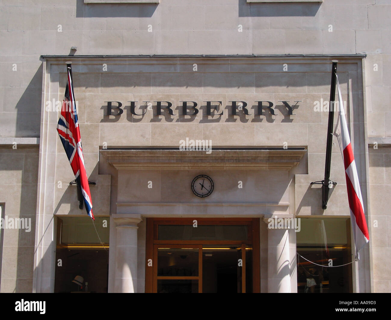 Burberry, Bond Street luxury shopping, Mayfair, London, United Kingdom Stock - Alamy