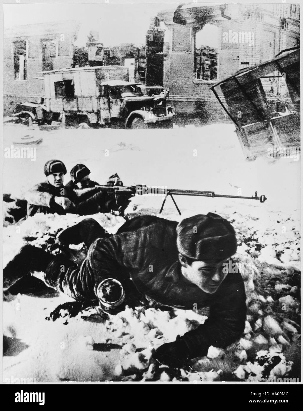 Stalingrad Soldiers Stock Photo