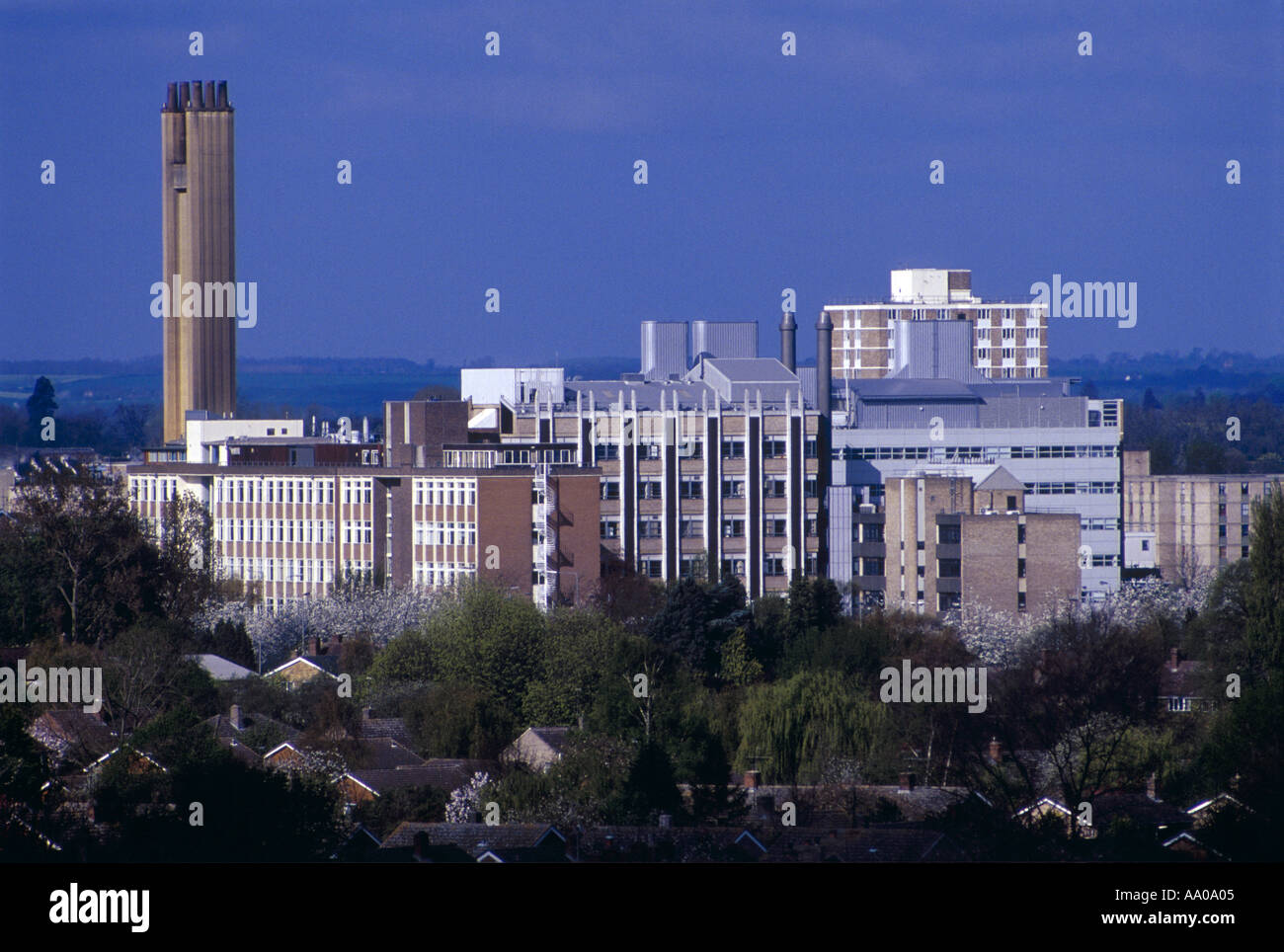 MRC LMB and other science labs Addenbrookes Hospital site Cambridge Stock Photo