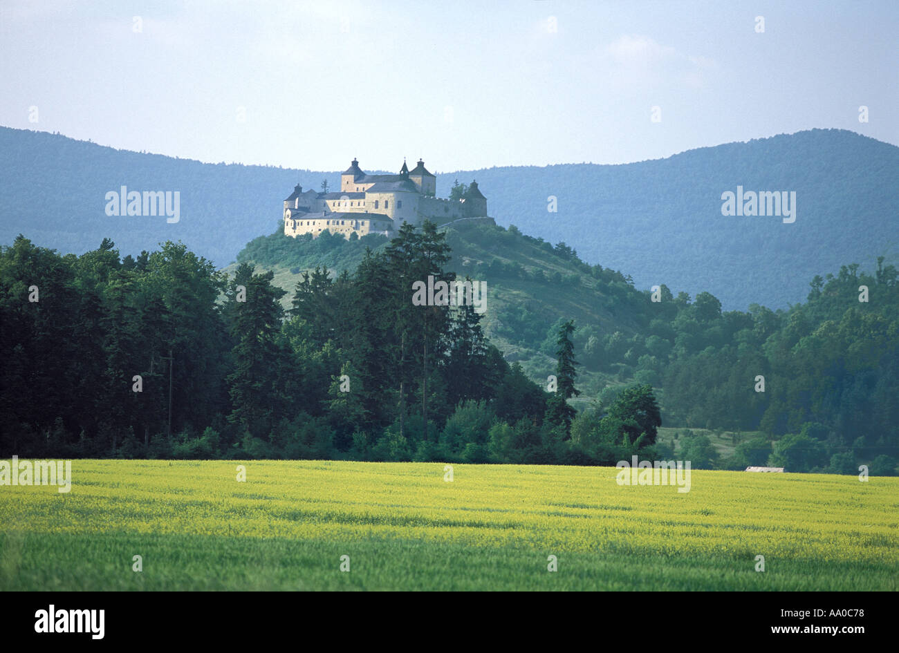 The Krasna Horka Castle in eastern Slovakia Stock Photo