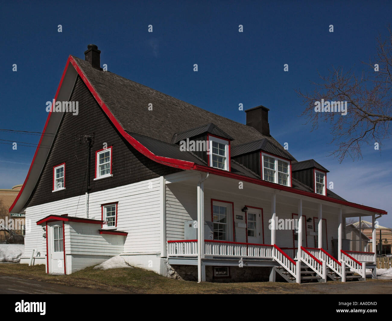A traditional building in Trait Carre, the oldest settlement in North