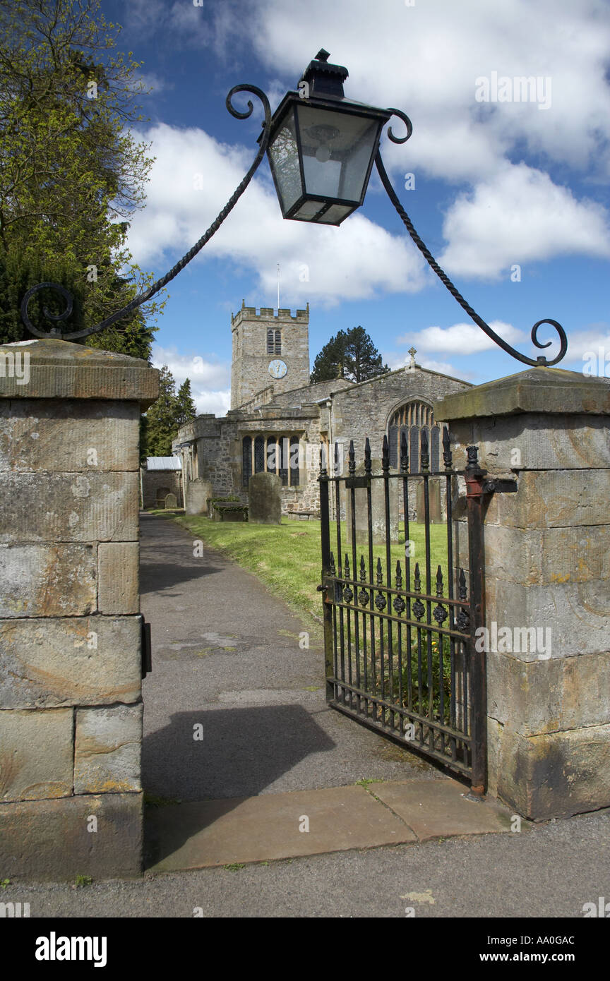 St Andrews Church GrintonSwaledale Yorkshire Dales National Park Engalnd Stock Photo