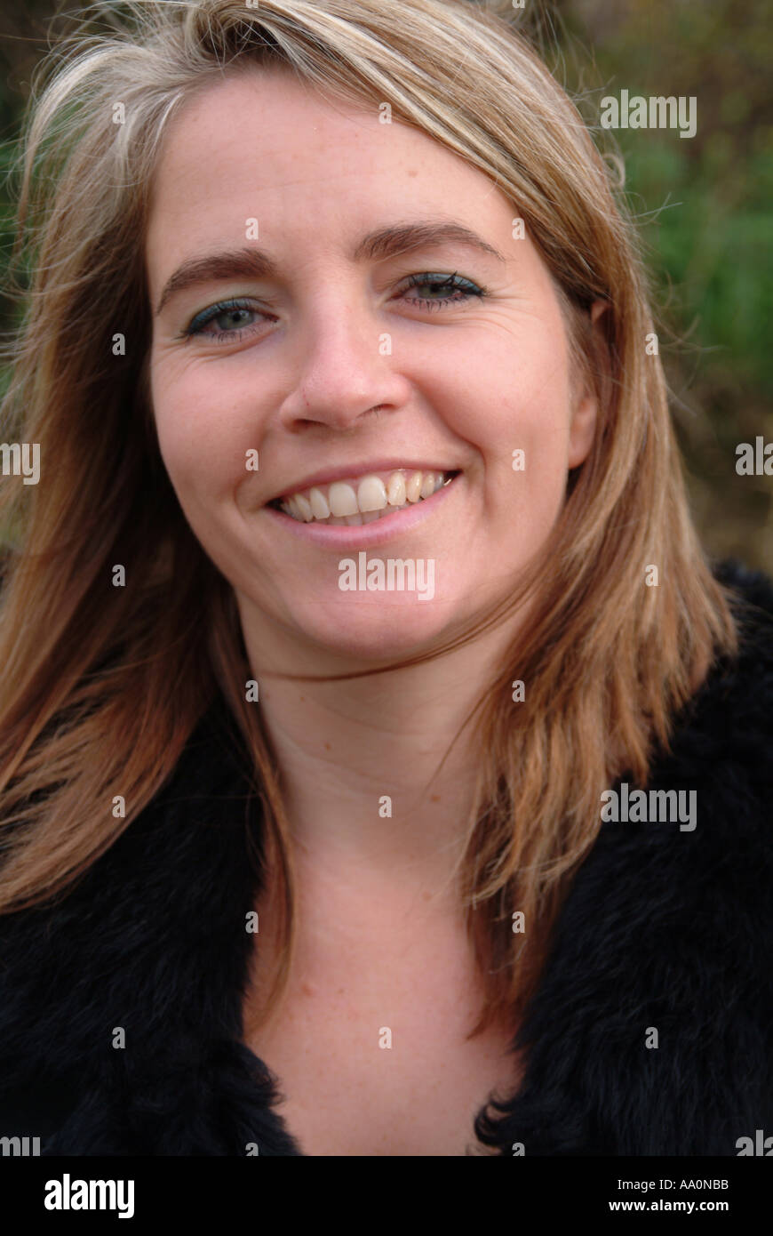 Vertical blond pretty close hi-res stock photography and images - Alamy