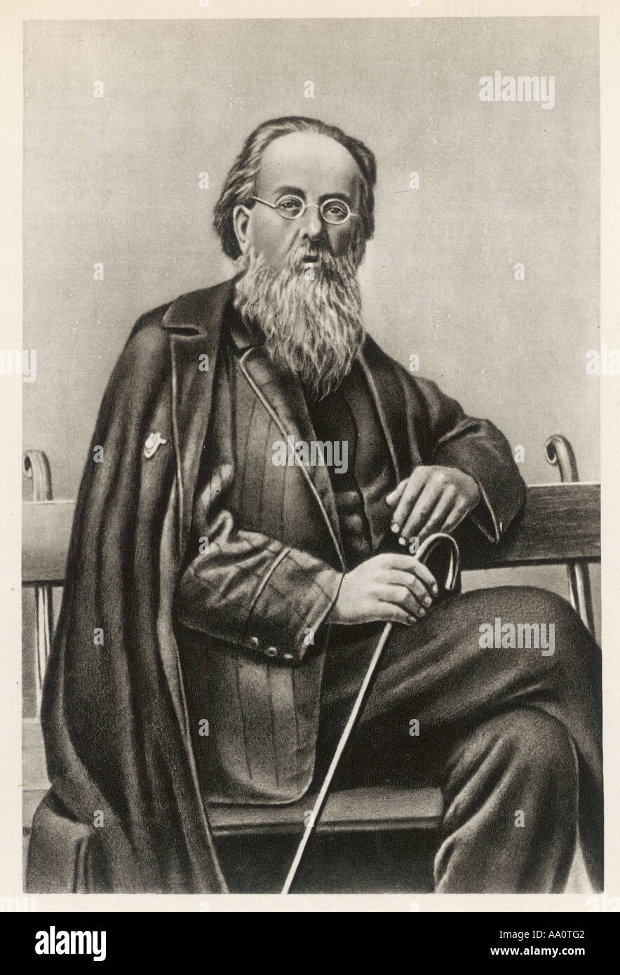 Konstantin Tsiolkovsky Stock Photo