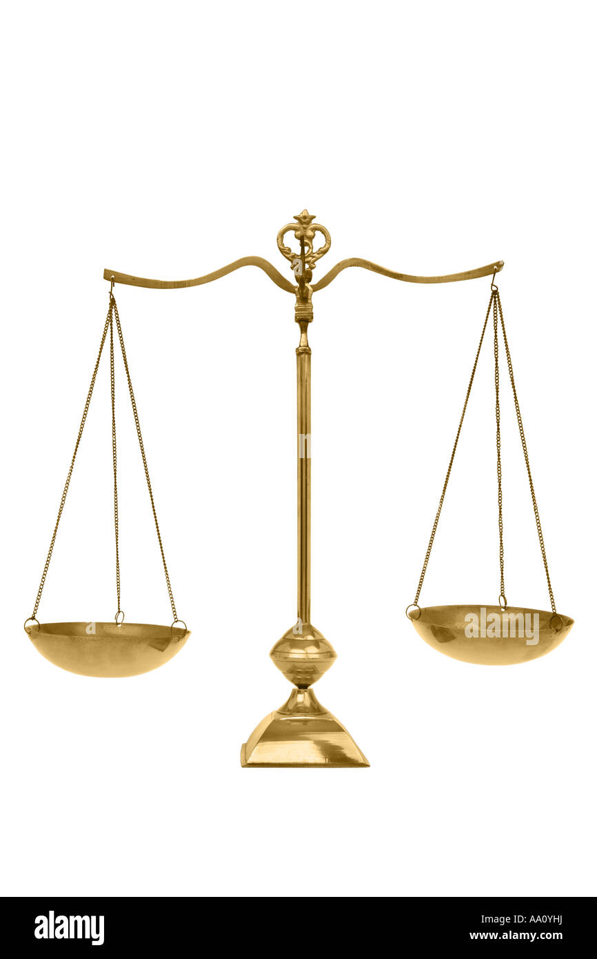 balanced scales of justice