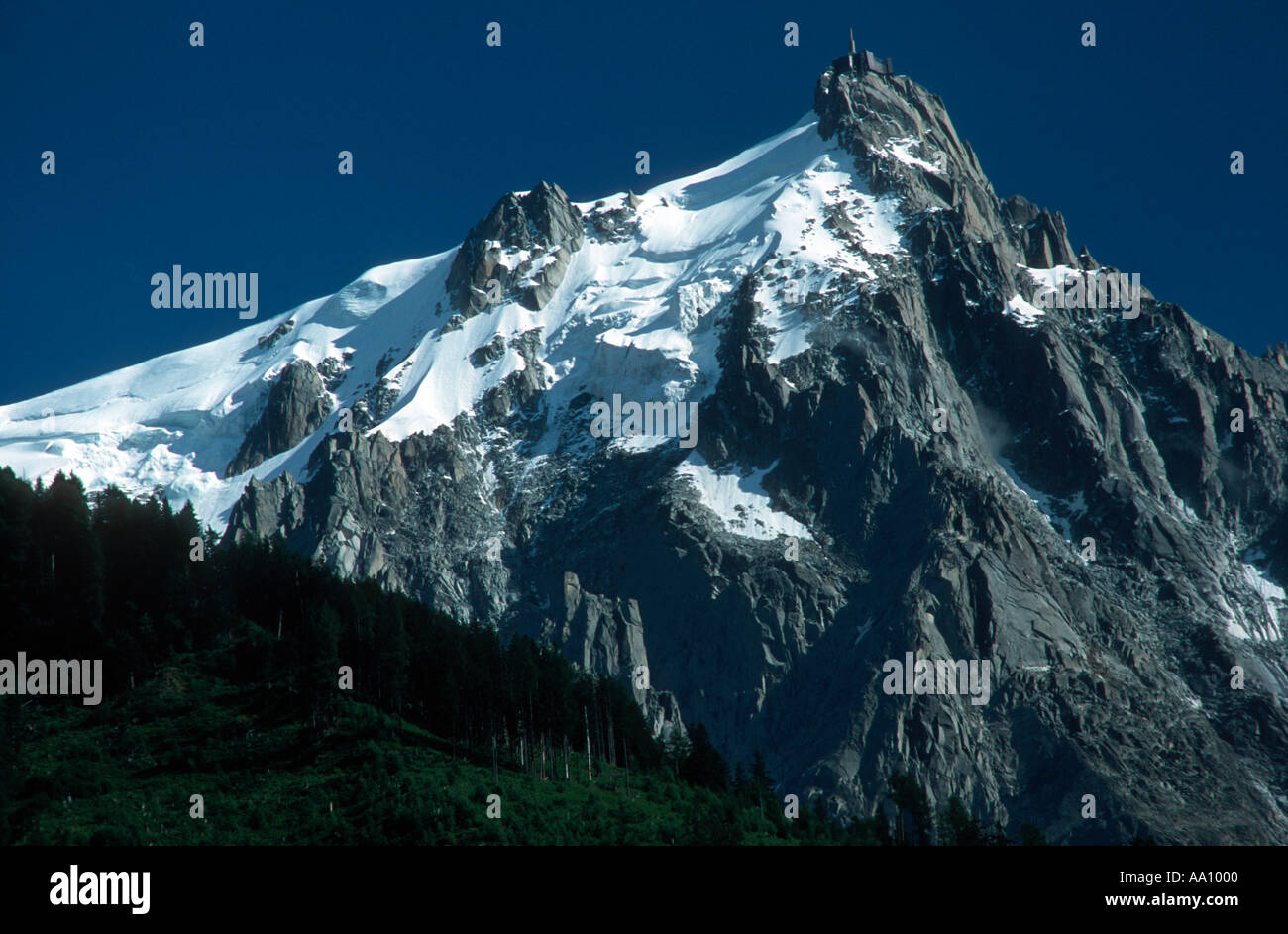 Aiguille du midi station hi-res stock photography and images - Alamy