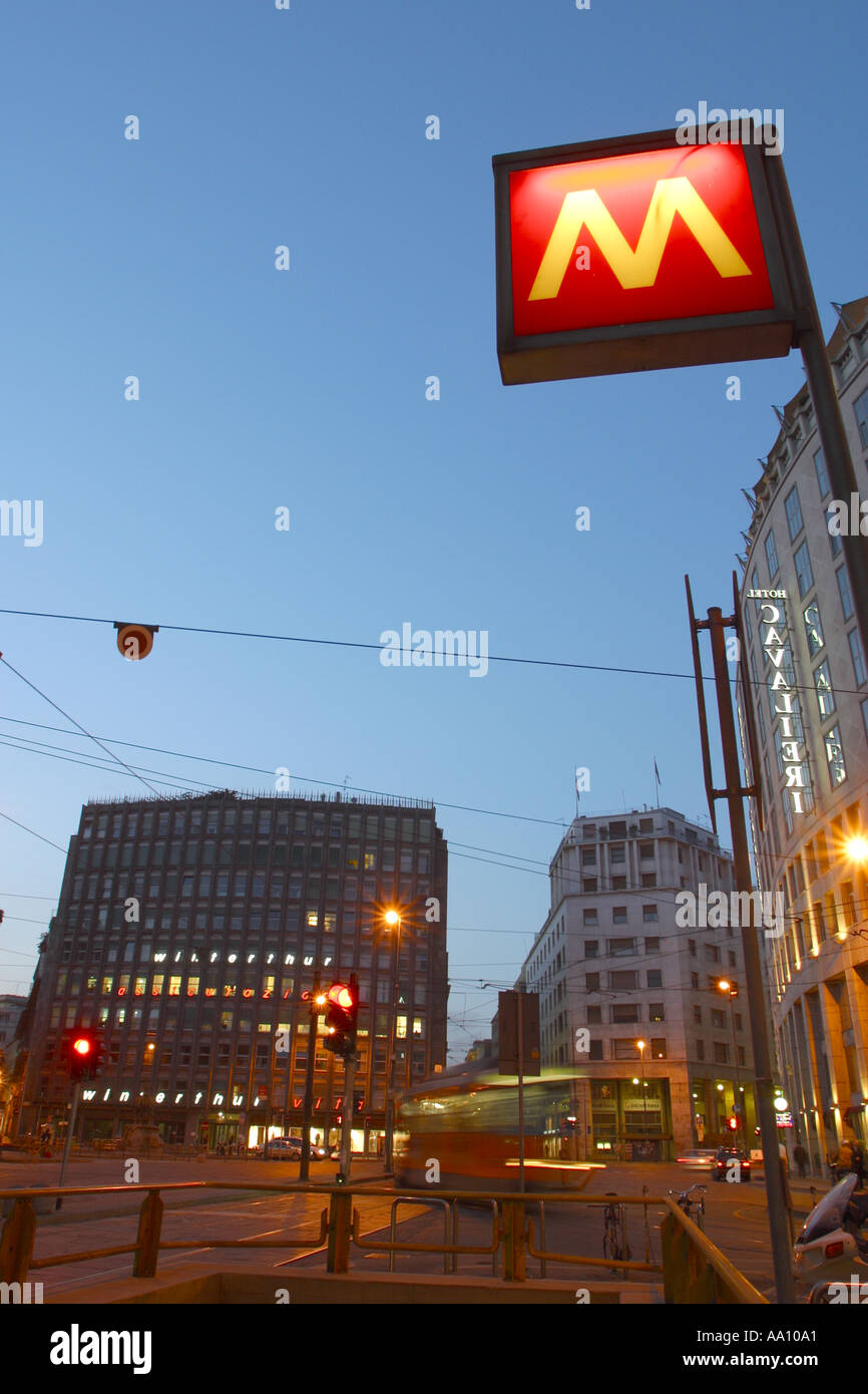 Missori Linea 3 Metropolitana Metro Station Milan Italy Stock Photo Alamy