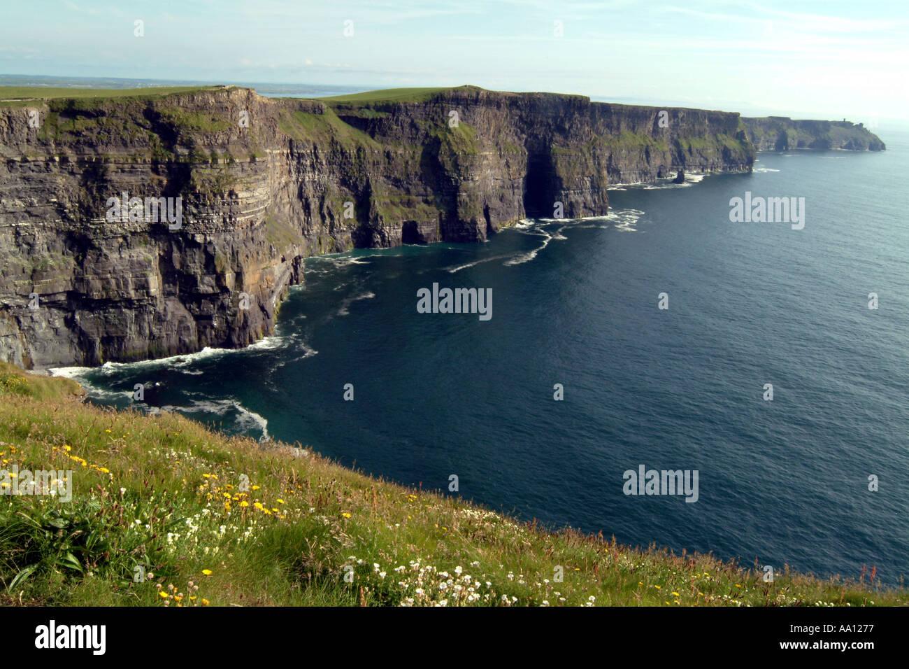 Cliffs of Moher in County Clare Southern Ireland Irish western coastline Stock Photo