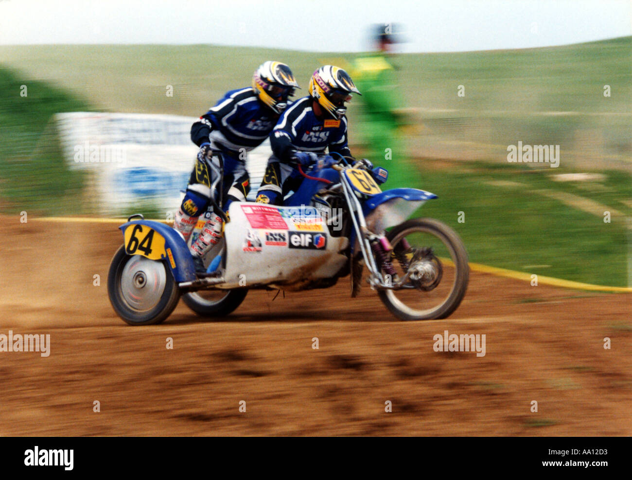 race of motorcycles with sidecars Stock Photo - Alamy