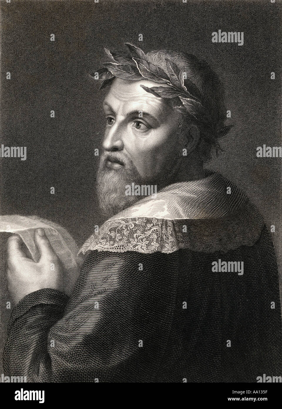 Ludovico Ariosto, 1474 -1533.  Italian poet. Stock Photo