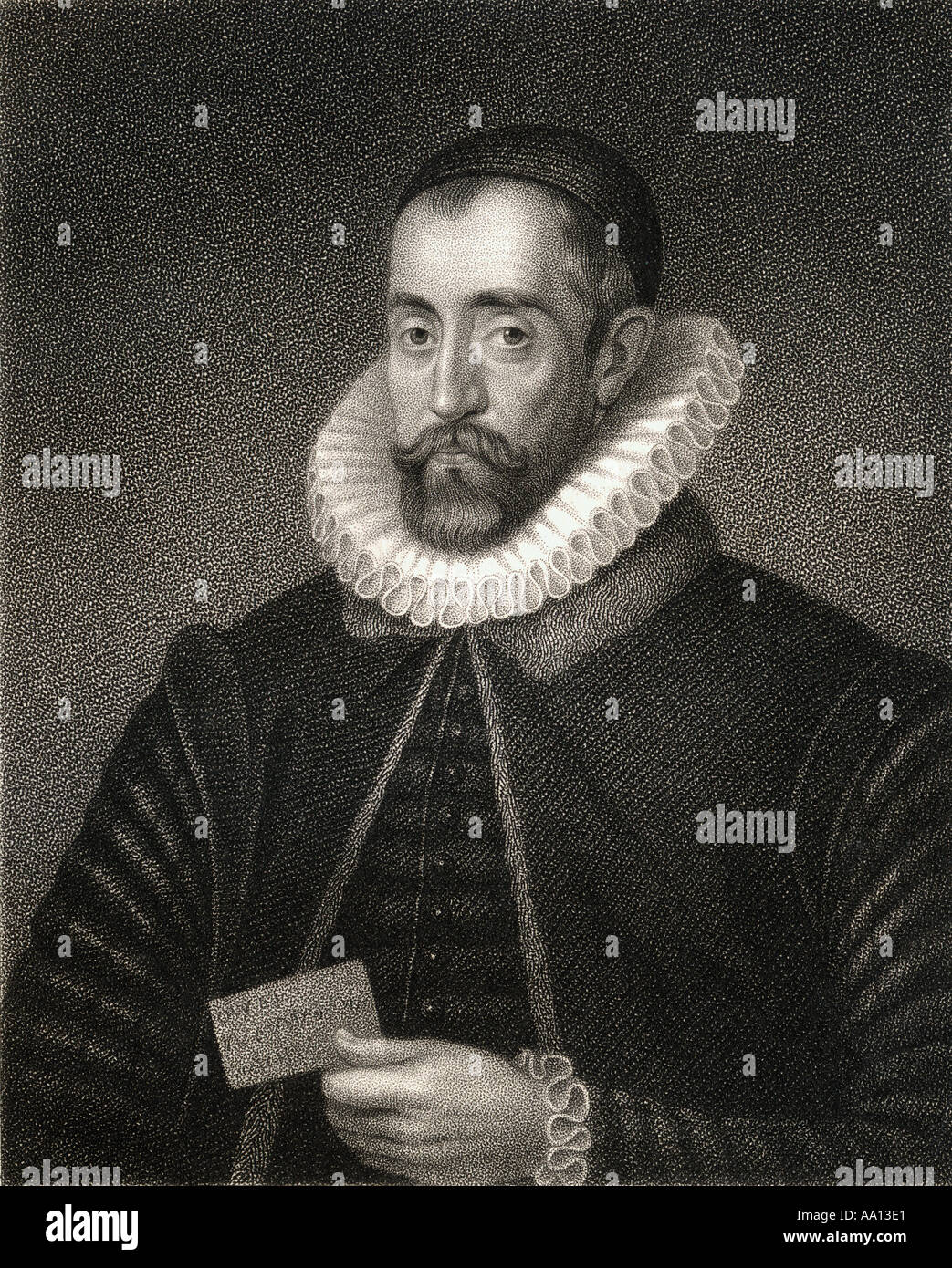 Sir Francis Walsingham, c.1532 - 1590. English statesman,  principal secretary to Queen Elizabeth I. Stock Photo