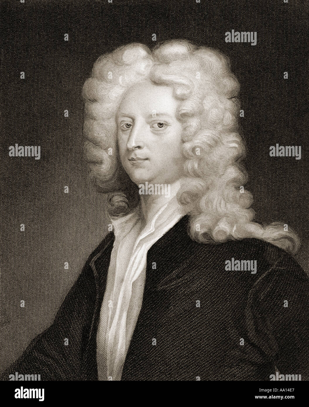 Joseph Addison, 1672 1719. English essayist, poet and statesman Stock