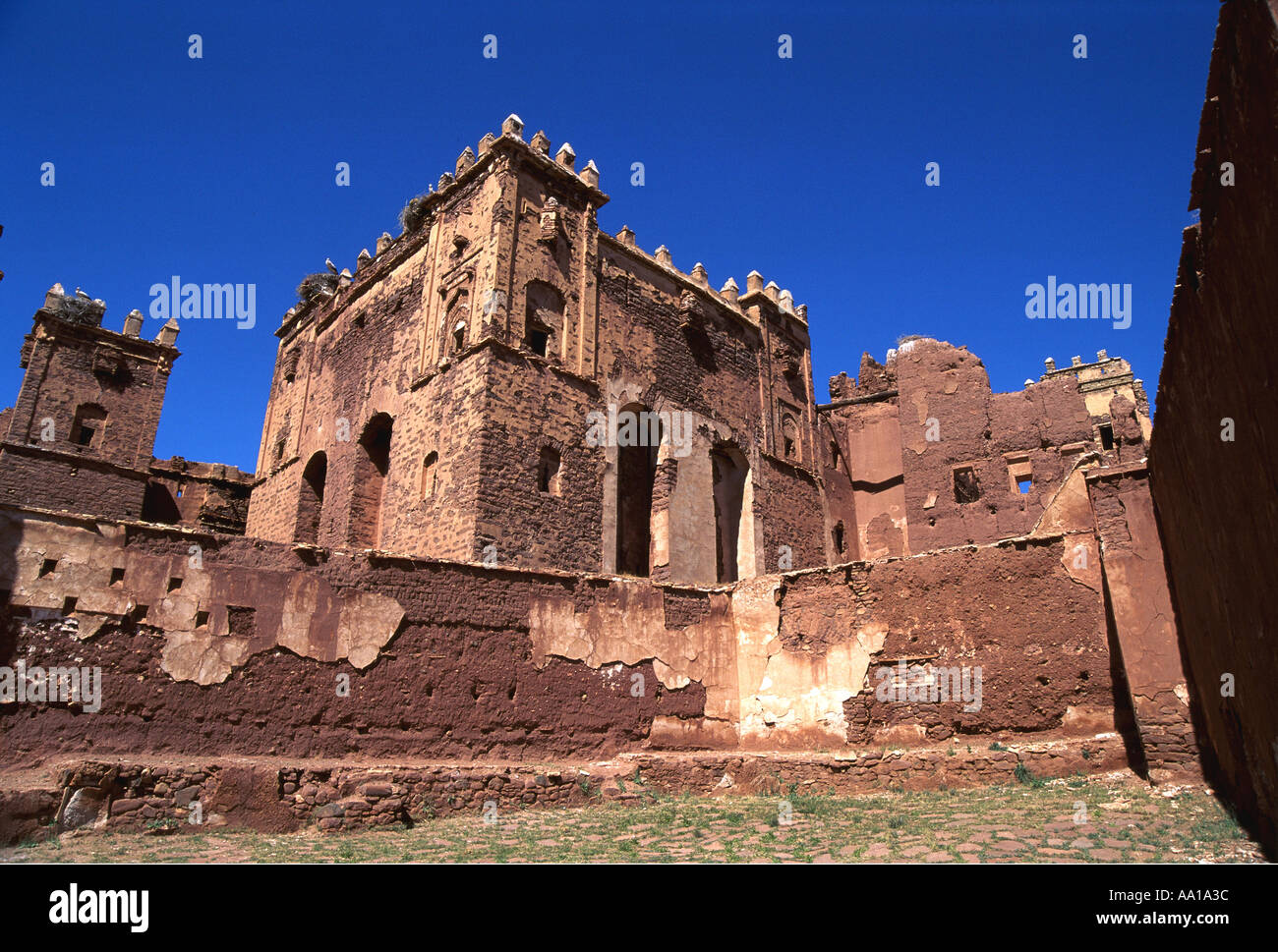 Morocco Telouet Pacha of Marrakech Cashba Stock Photo