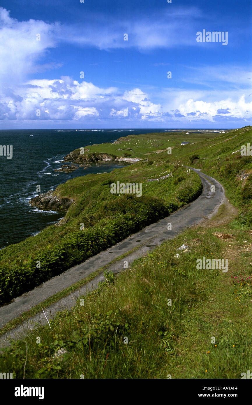 Ireland Co Galway Connemara Sky Road Stock Photo Alamy