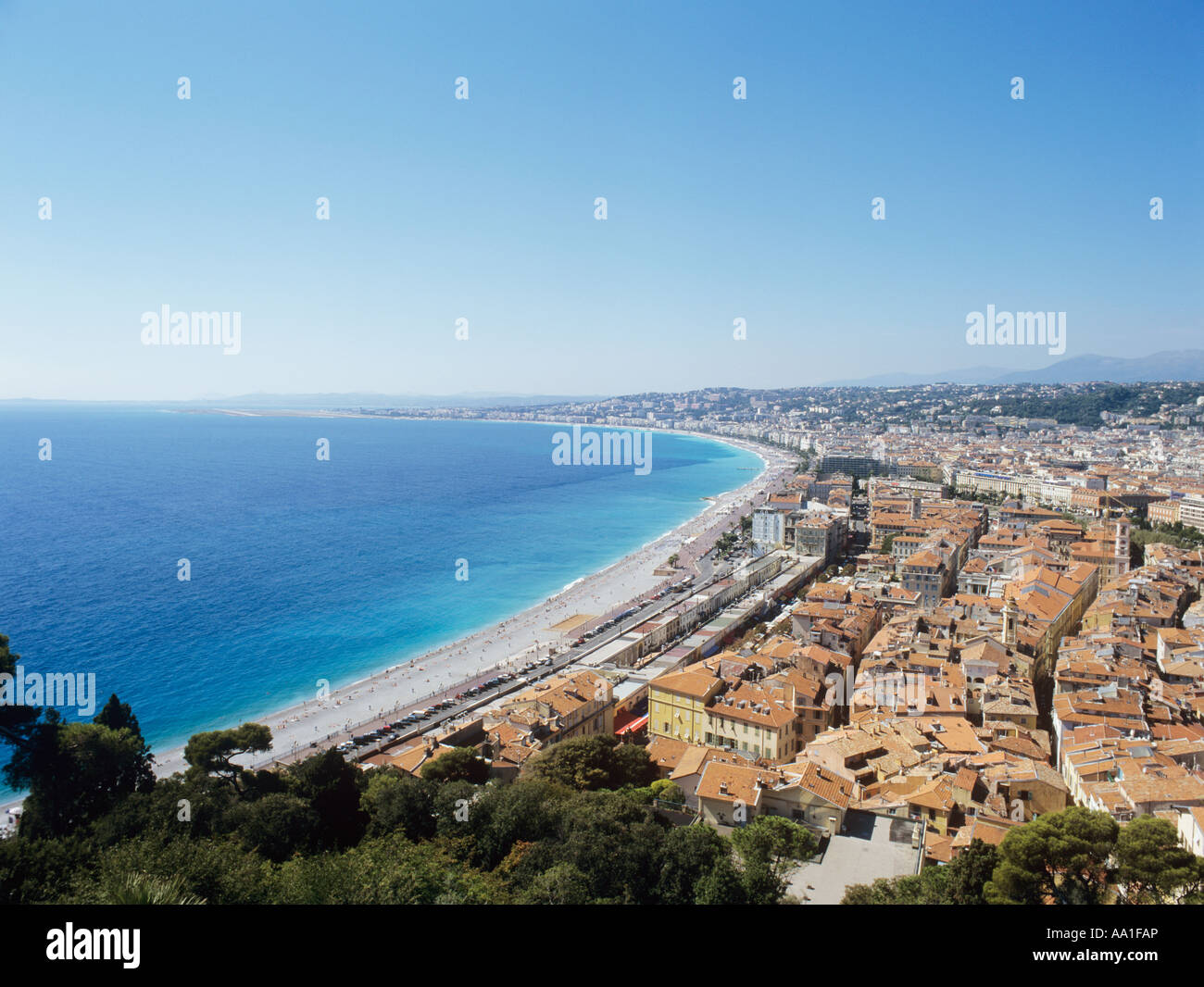 Elevated view port nice hi-res stock photography and images - Alamy