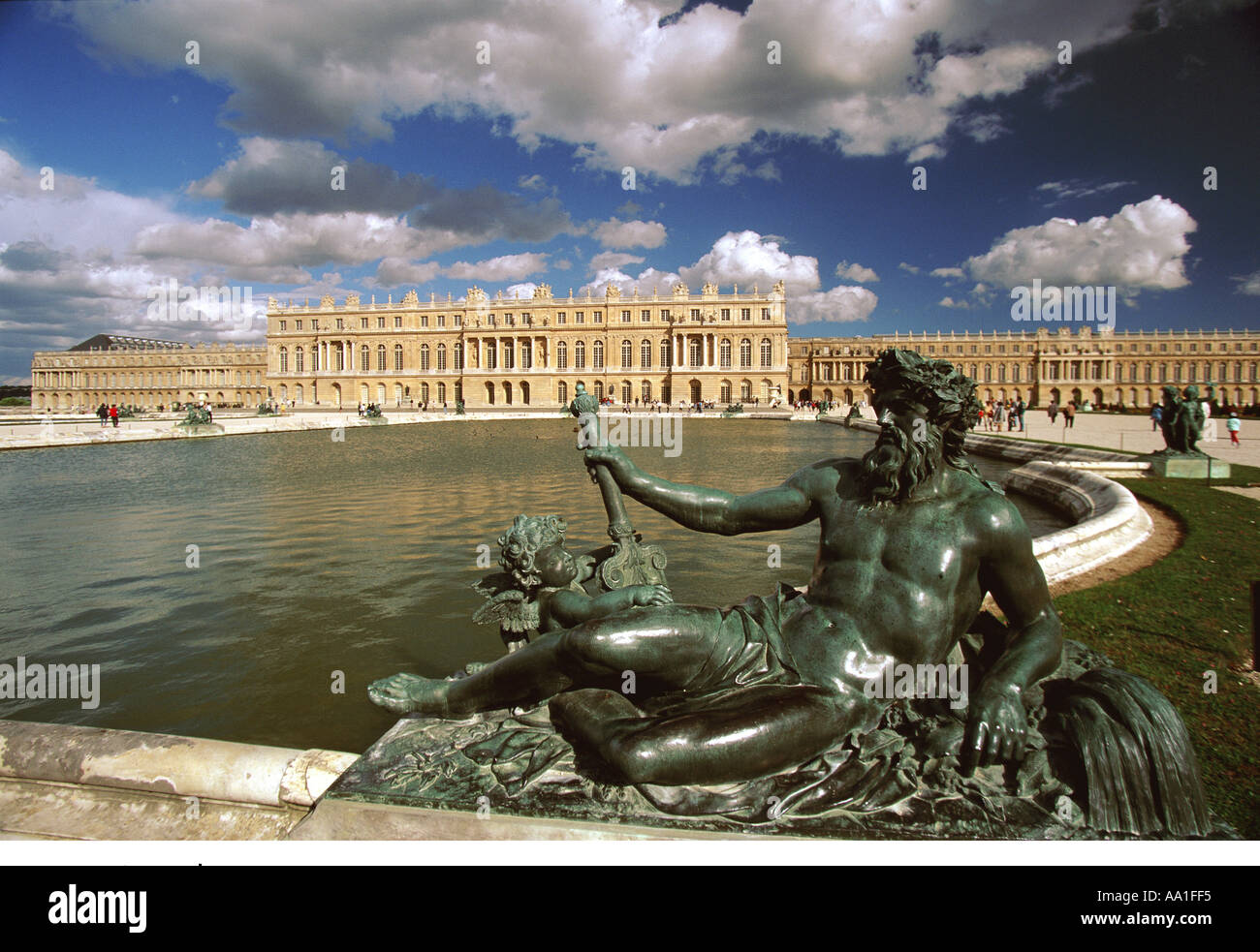 Palace of Versailles Bassin Nord Stock Photo