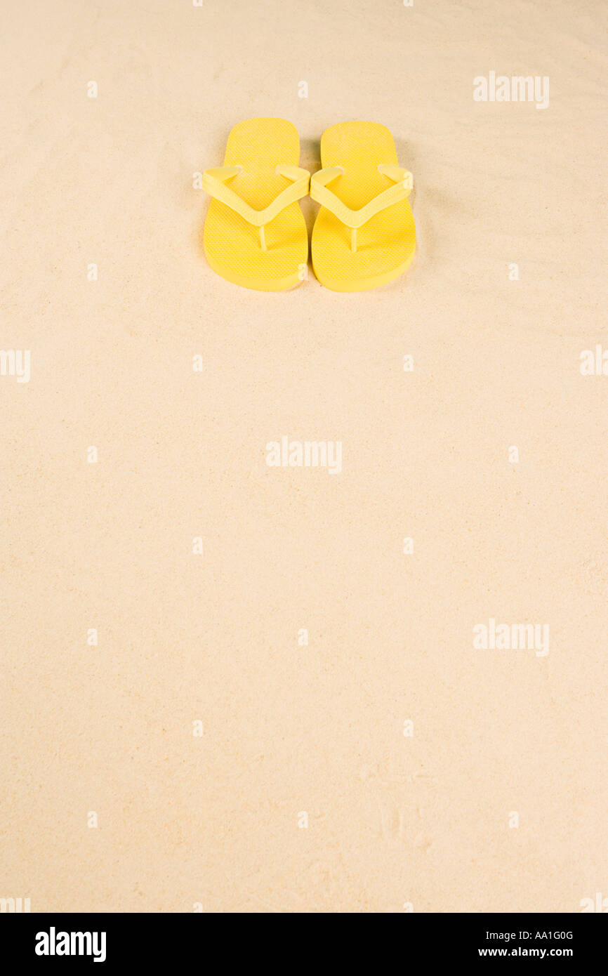 flip flops yellow