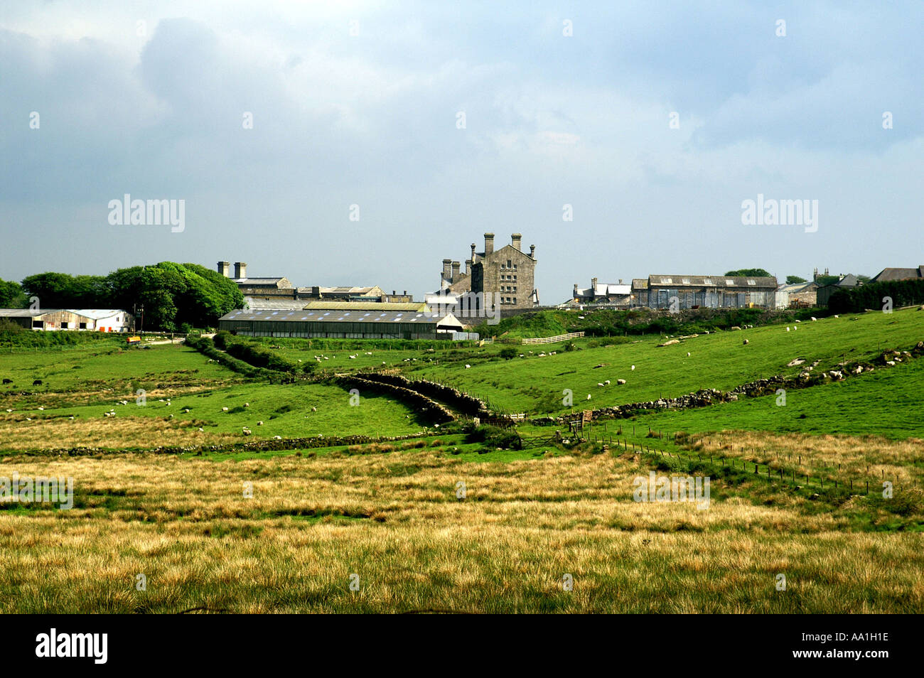 HM Prison on Dartmoor at Princetown Dartmoor Devon England UK Stock