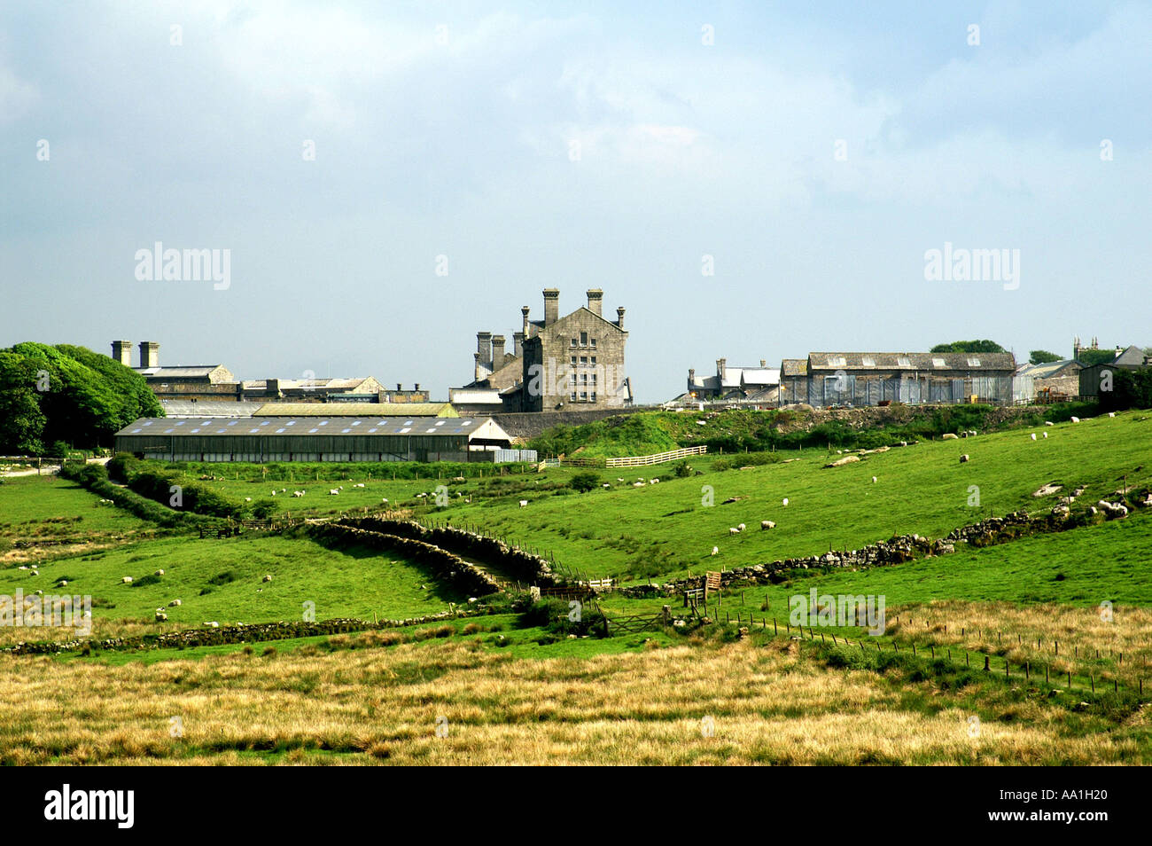 HM Prison on Dartmoor at Princetown Dartmoor Devon England UK Stock