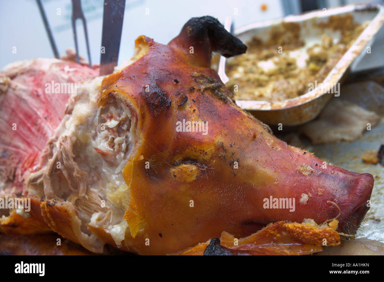 Pig Roast Stock Photo