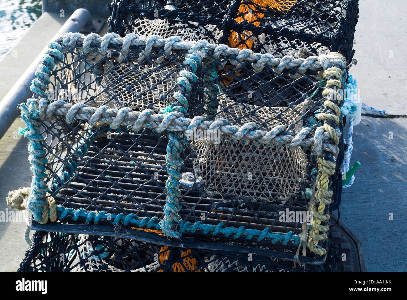 dh CREELS UK Metal and rope Lobster crab pot creel fishing shellfish