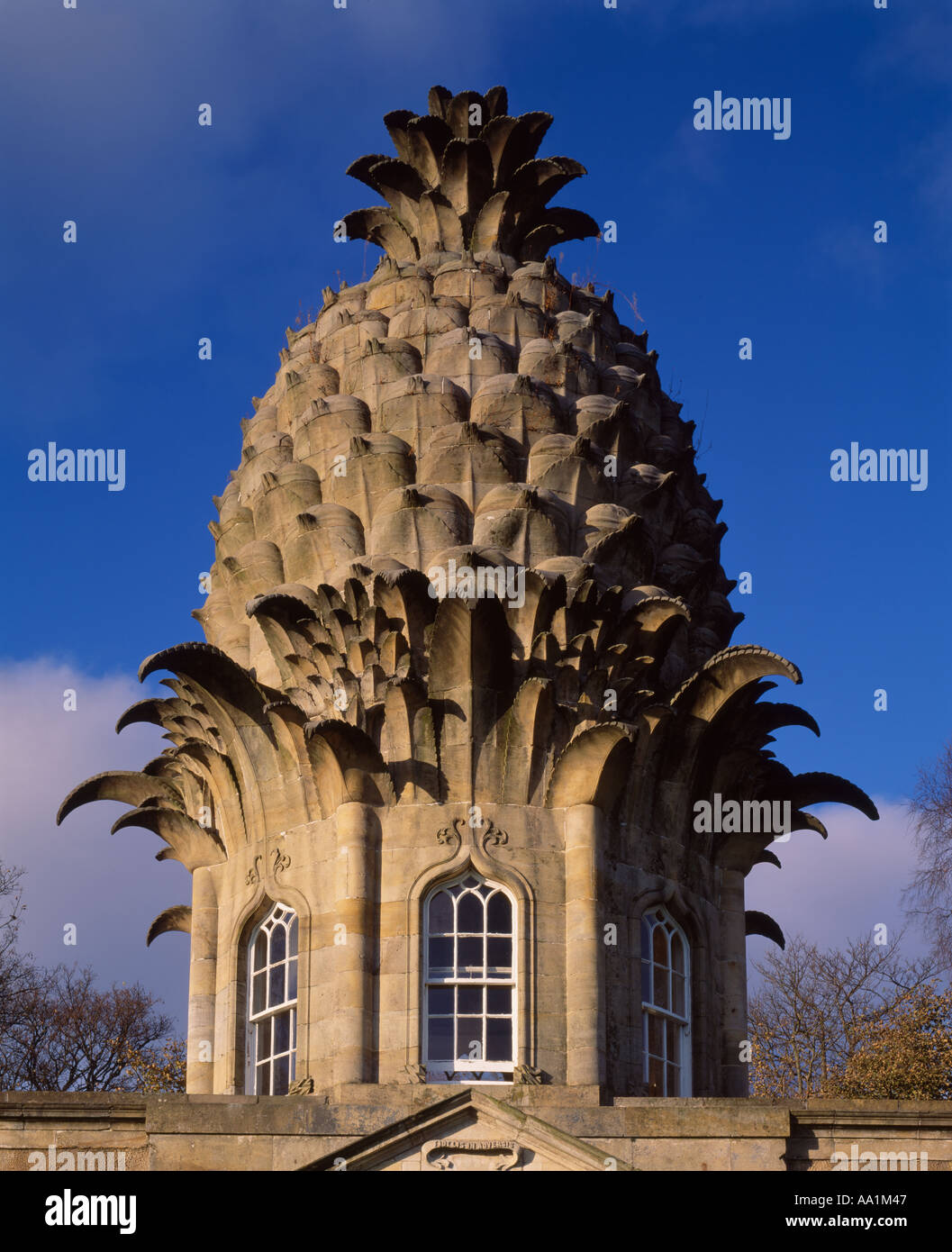 Dunmore Pineapple, Airth, Falkirk, Scotland, UK Stock Photo 4075590