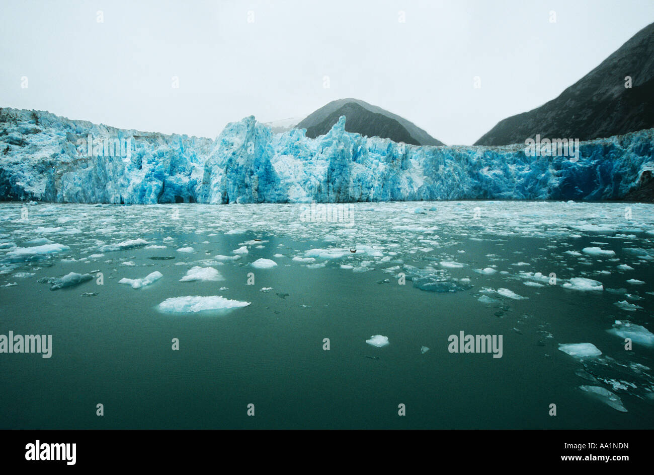 Meade glacier alaska Stock Photo Alamy