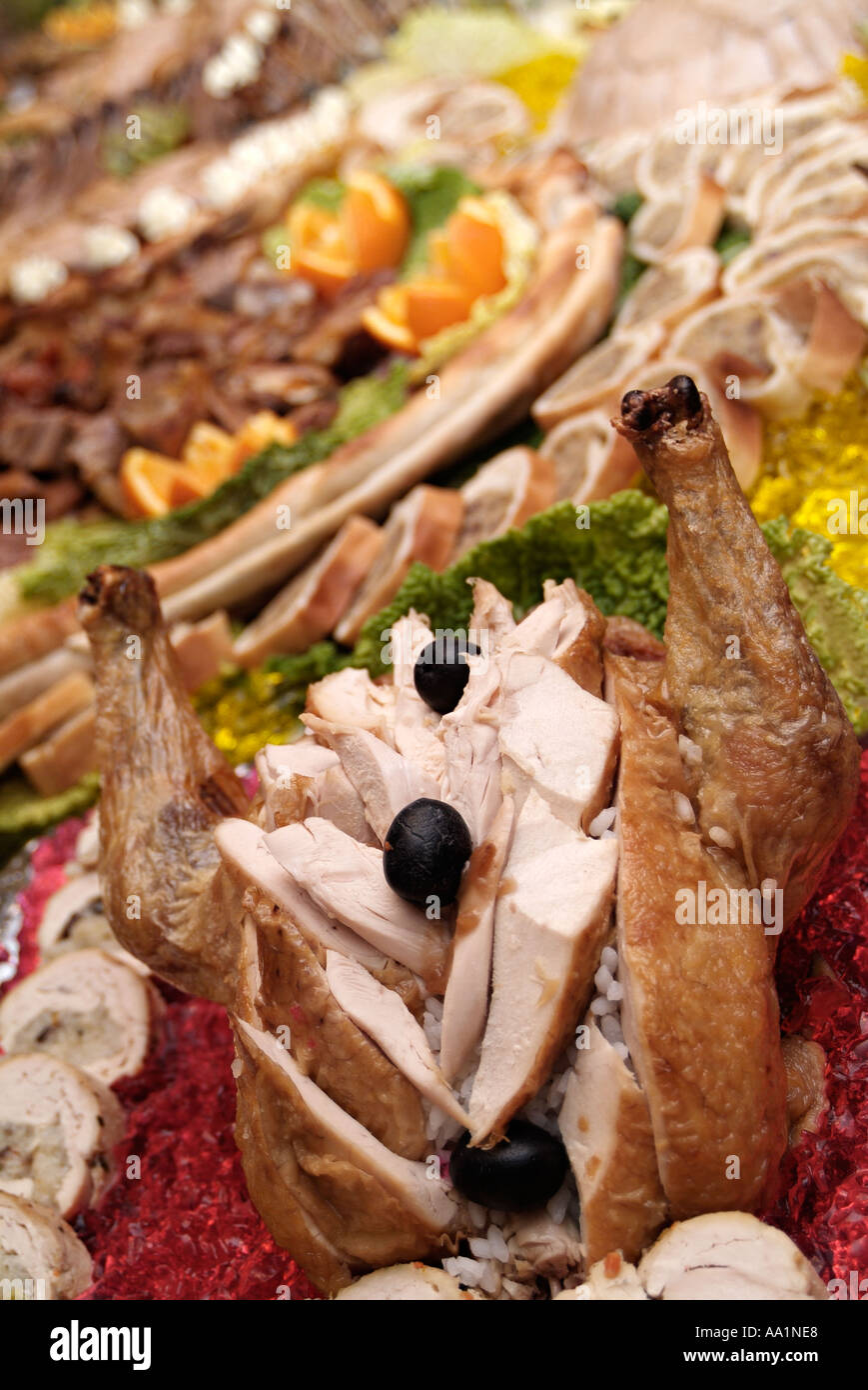 Buffet Table Stock Photo