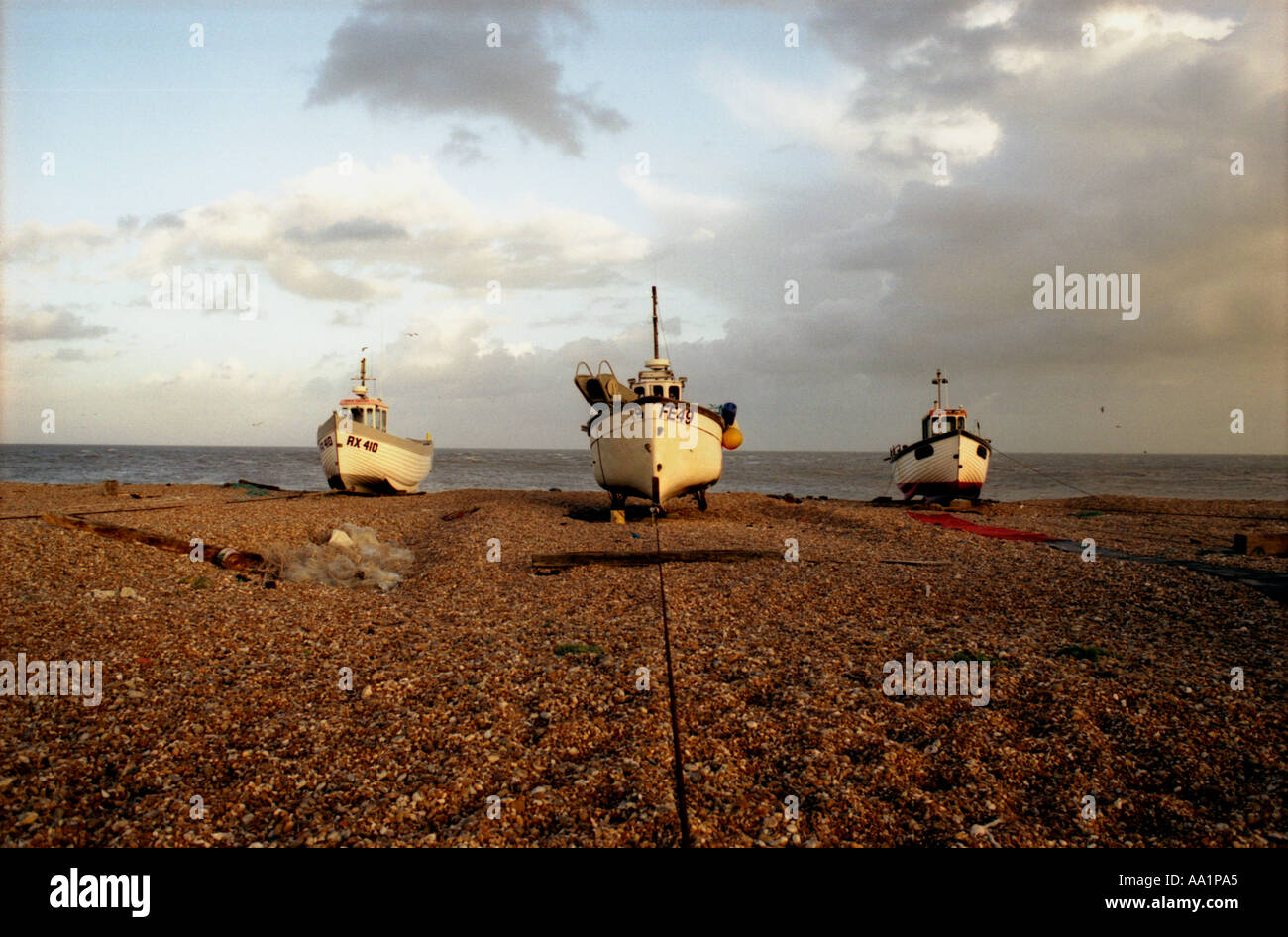 Dungeness fishing boats Kent UK Stock Photo - Alamy