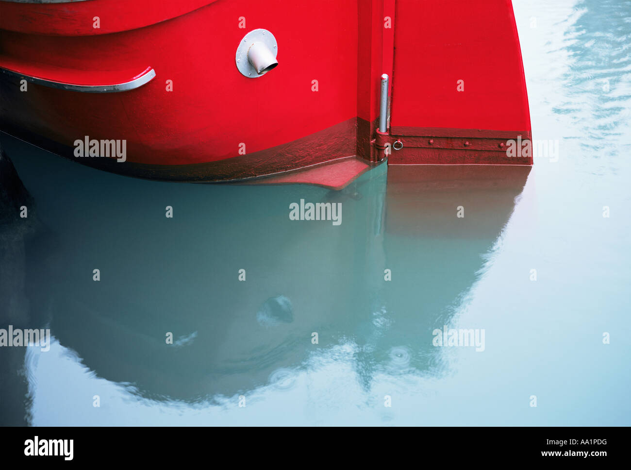 Stern of a boat Stock Photo - Alamy
