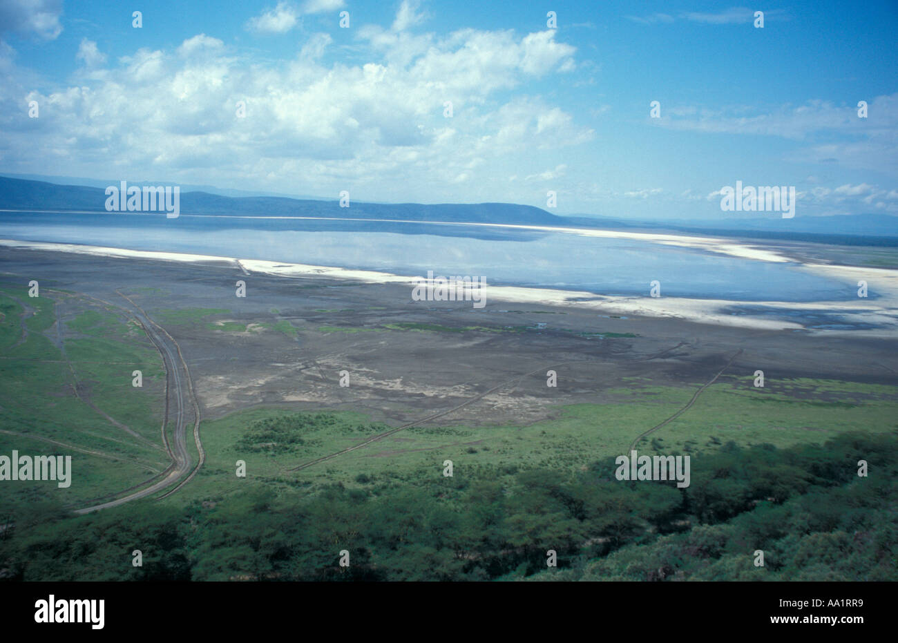 A view of Lake Nakuru Kenya Africa Stock Photo