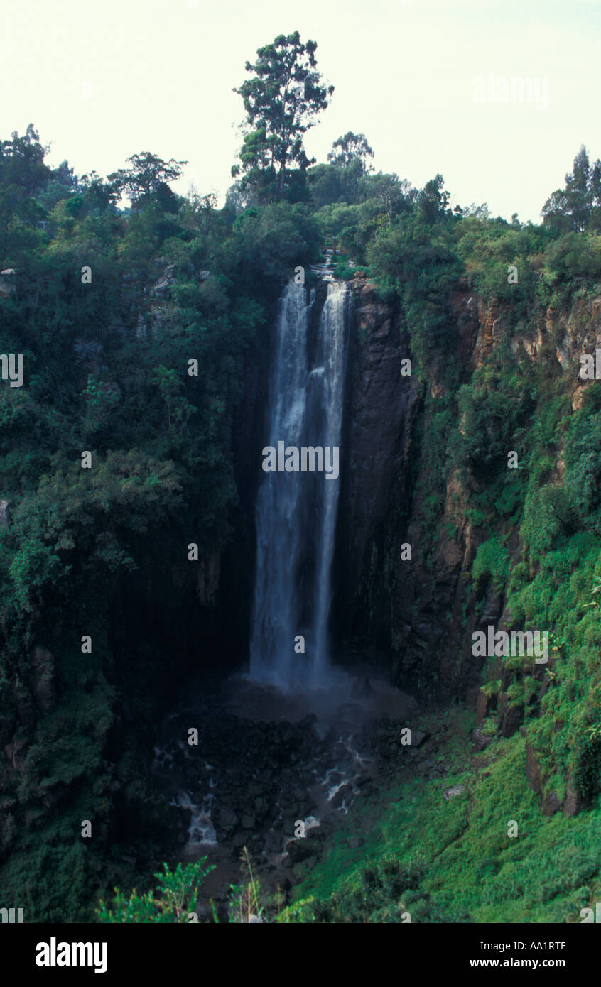 Thompson Falls Kenya Africa Stock Photo Alamy