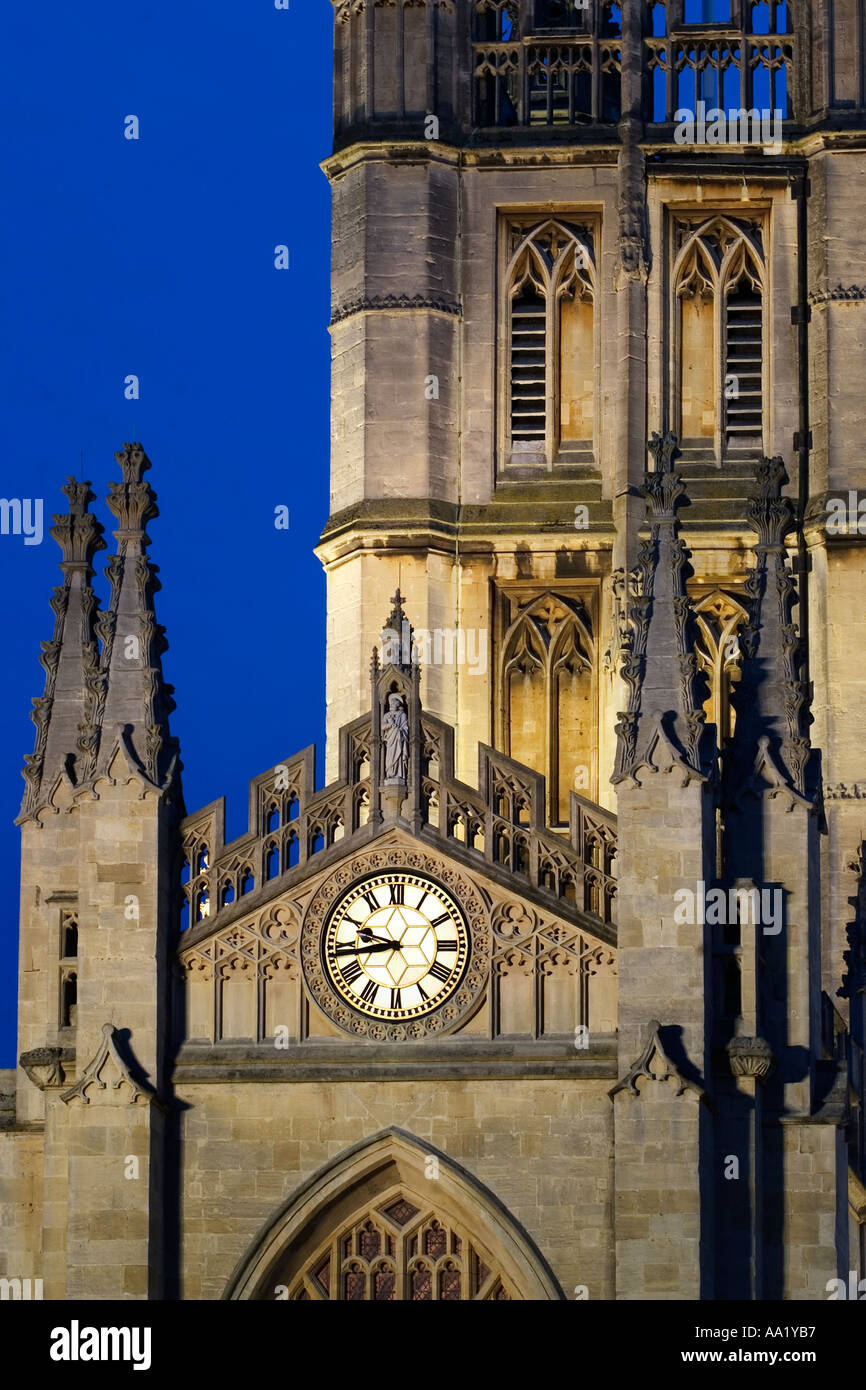 Quarter To Ten at Bath Abbey Bath Somerset England Stock Photo - Alamy