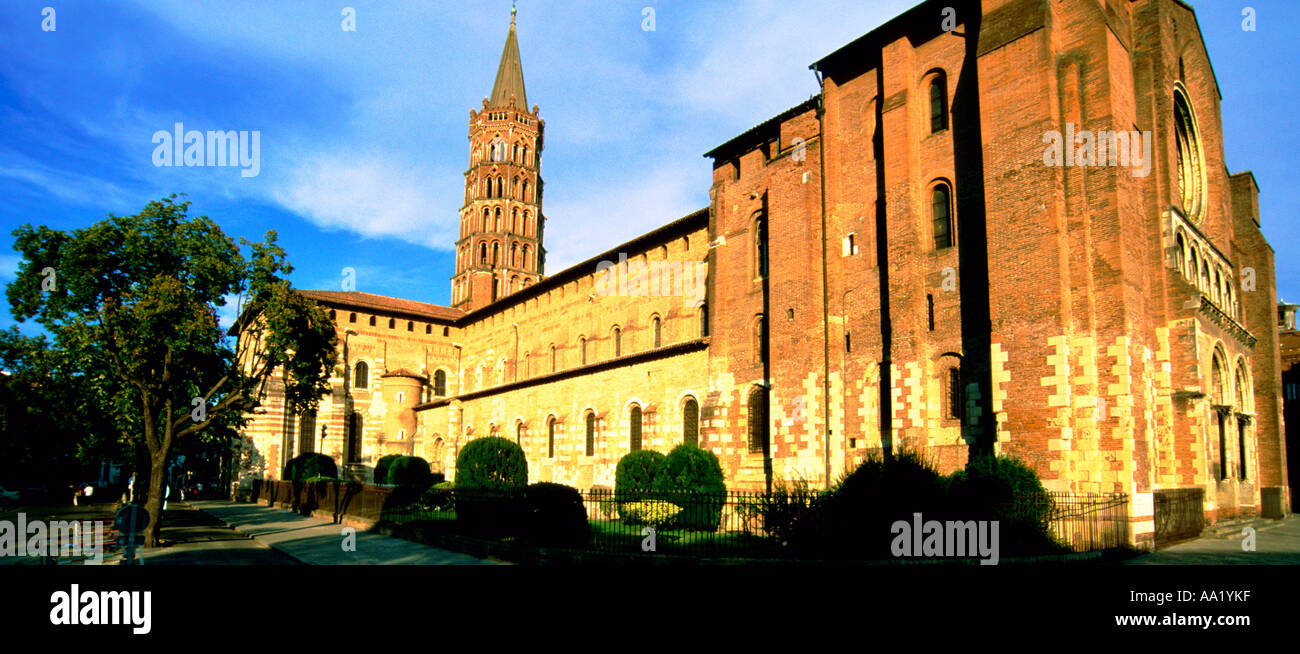 France, Toulouse, Cathedrale Saint-Etienne Stock Photo
