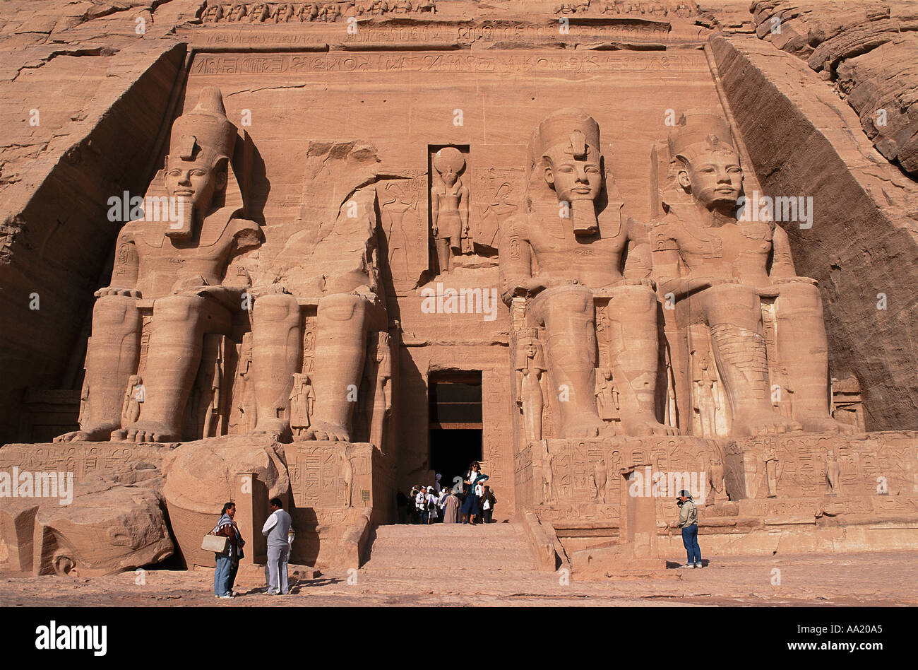 Egypt Abou Simbel Stock Photo
