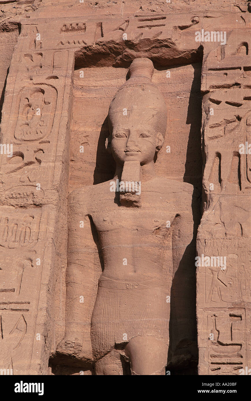 Egypt Abou Simbel Hather s Temple Stock Photo