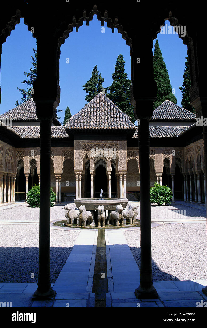 Spain Andalusia Grenada Alhambra Stock Photo