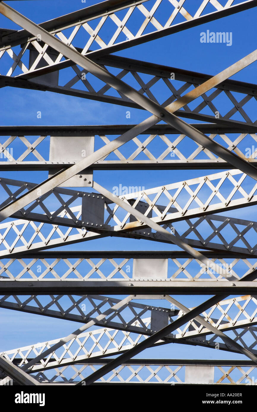 Large metal bridge girder hi-res stock photography and images - Alamy