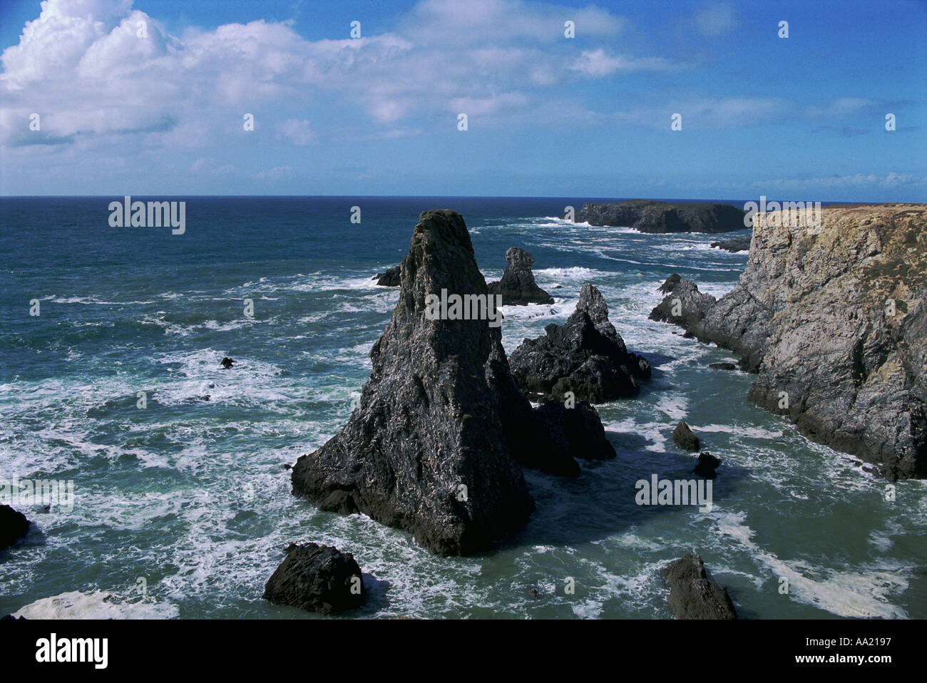 Brittany Belle Ile Stock Photo