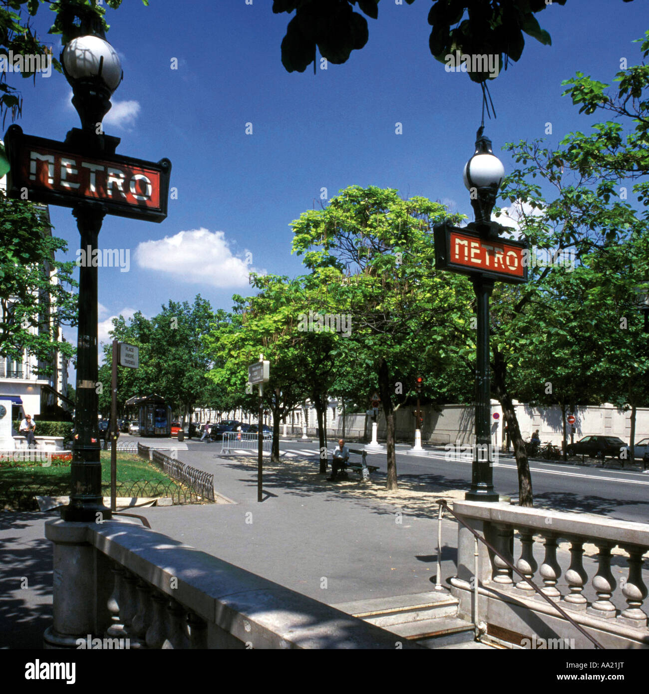 St Francois Xavier Metro station Paris France Stock Photo Alamy