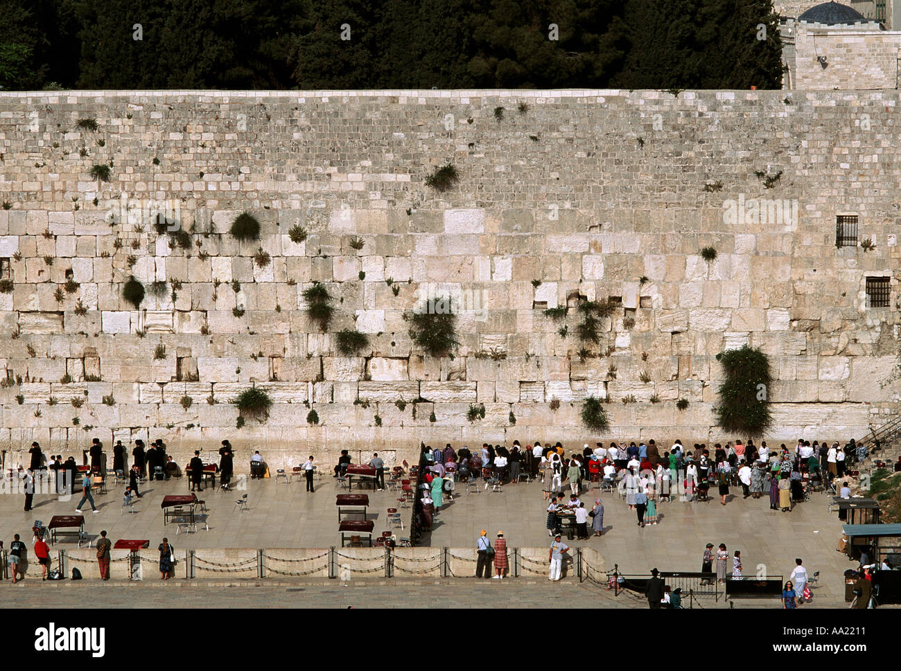 Israel Jerusalem The Wailing Wall Stock Photo Alamy