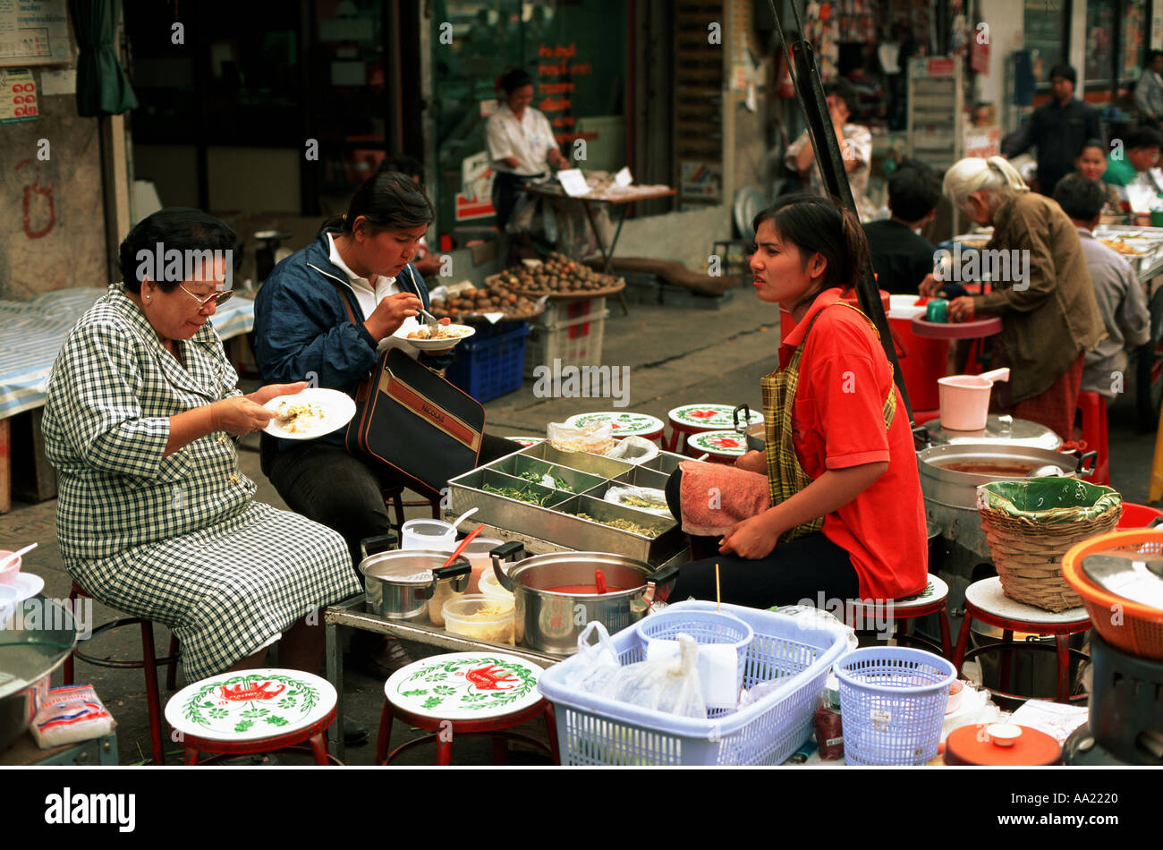 Thailand Bangkok Pak Khlong Market Stock Photo