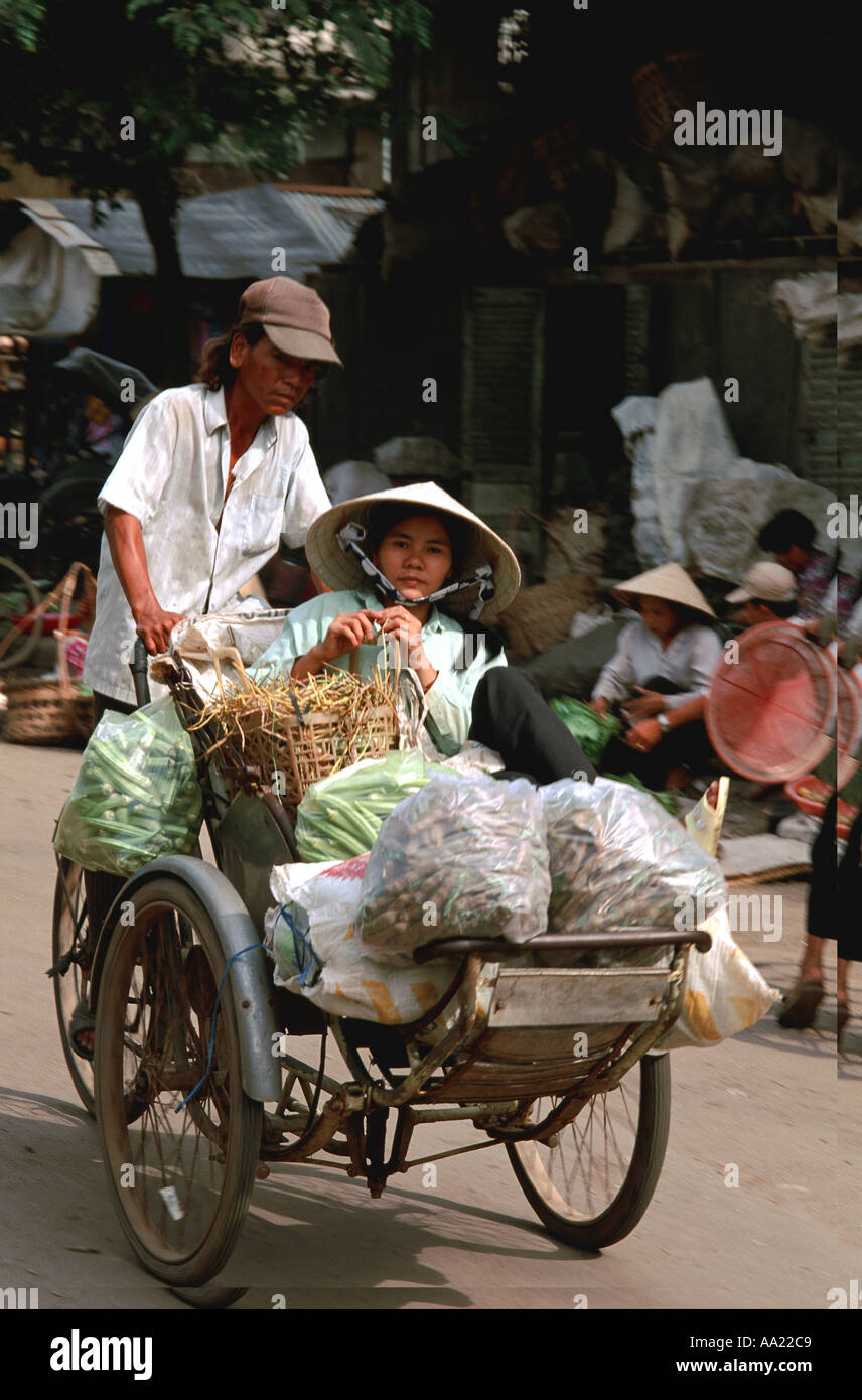 Vietnam Mytho Market Stock Photo