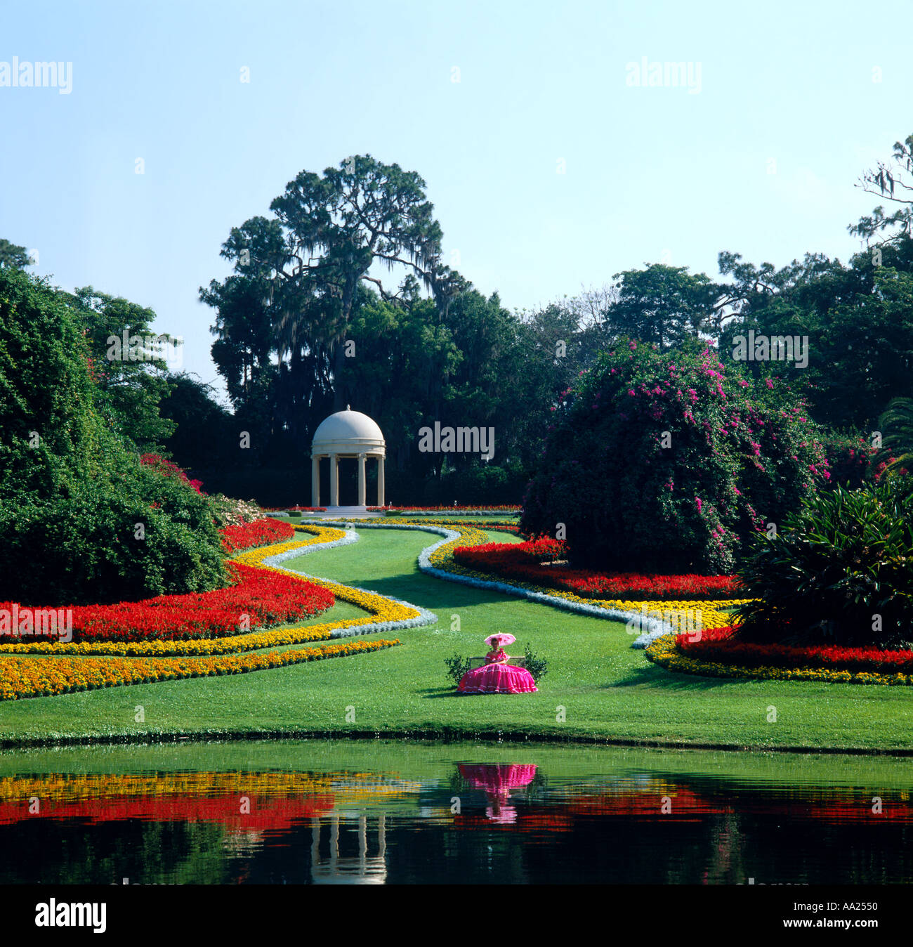 Southern Belle in the old Cypress Gardens, Winter Haven, Florida, USA in 1991 Stock Photo Alamy