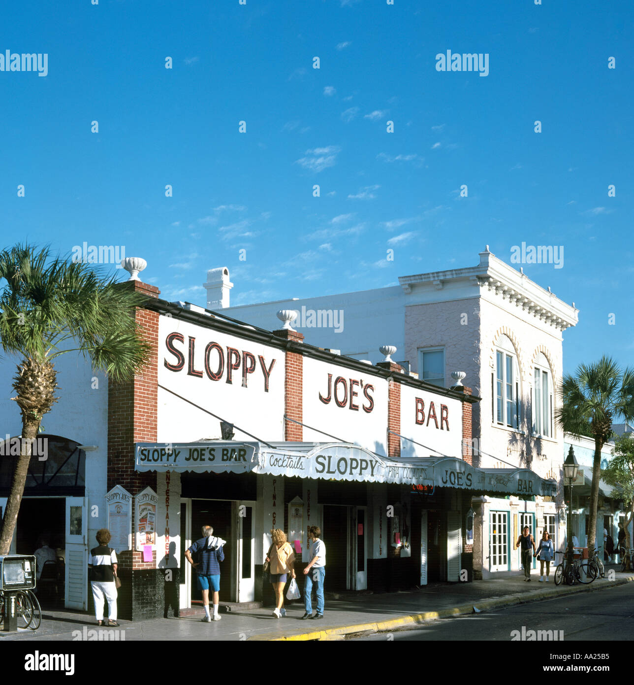 Sloppy Joe's Bar, Duval Street, Key West, Florida,USA Stock Photo